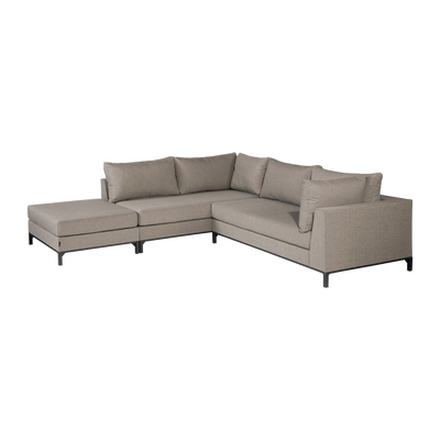 SICILIE GARDEN LOUNGE SET LEFT TAUPE