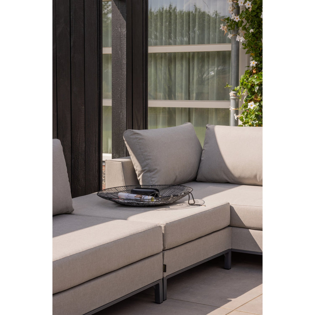 SICILIE GARDEN LOUNGE SET RIGHT TAUPE