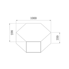 Charger l'image dans la galerie, Coffee Table Benno W100 D86.6 H35 - Brushed Steel
