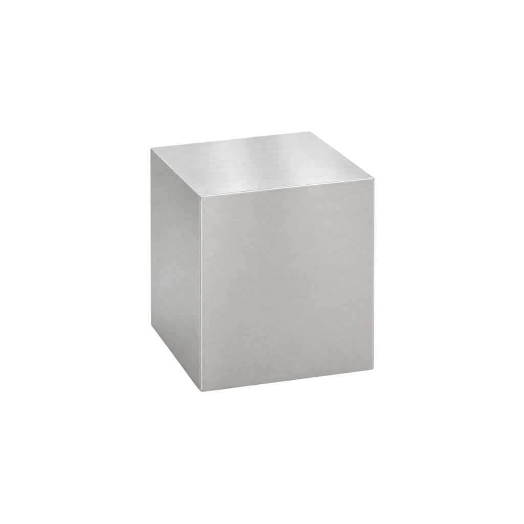 Coffee table Carentan W40 D40 H40 - Brushed steel