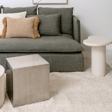 Load image into Gallery viewer, Coffee table Carentan W40 D40 H40 - Brushed steel