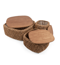 Load image into Gallery viewer, Knut Square Coffee Table Set of 3