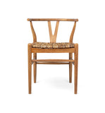 Teak and Abaca Dining Chair
