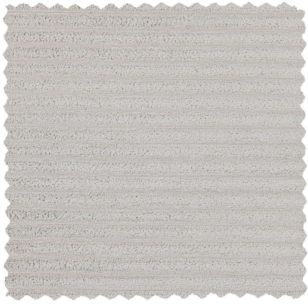 SECOND DATE LOVESEAT RIB FABRIC NATURAL