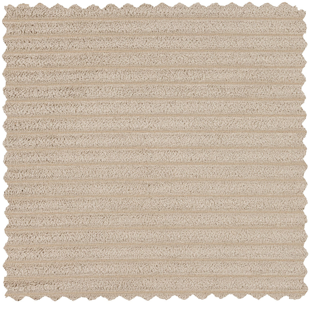 SECOND DATE CORNER SOFA LEFT RIB FABRIC TRAVERTIN
