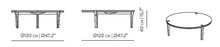 Load image into Gallery viewer, CORNER ROUND COFFEE TABLE