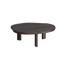 Load image into Gallery viewer, Eden coffee table W85 D70 H30-ash wood in smoke color - Large