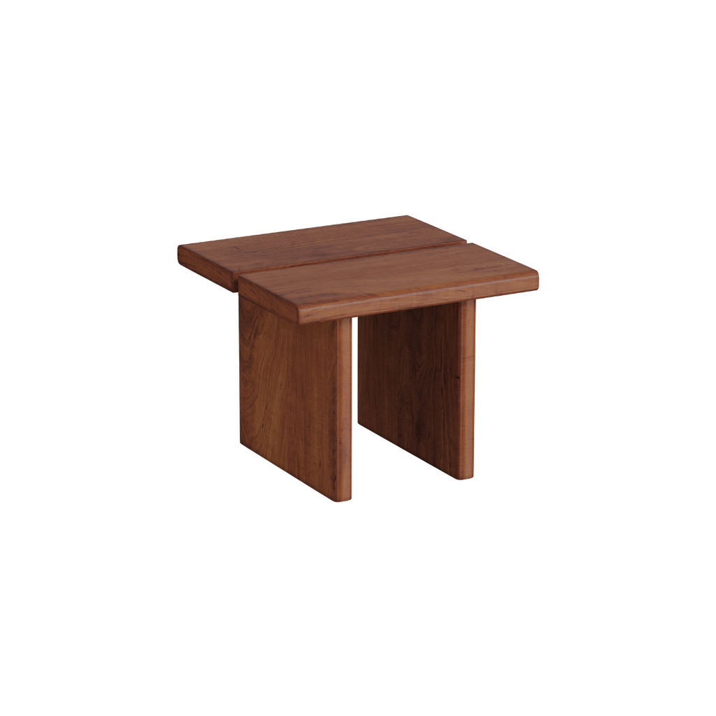 Coffee table Arlen W50 D50 H40 - Ash in coffee bean color