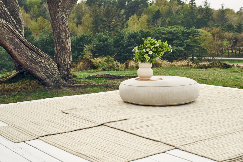 Calm outdoor pouf 120 cm