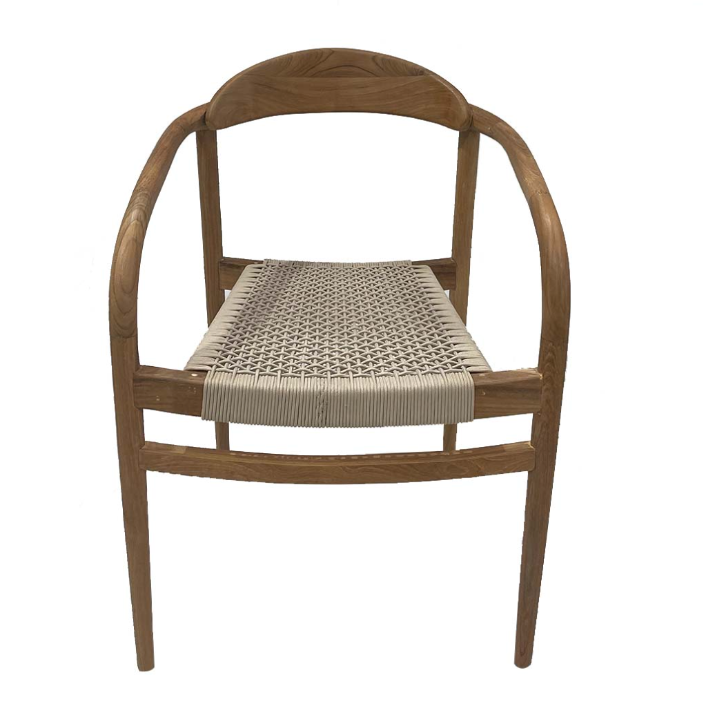 WHITE ROPE CHAIR