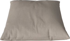 Classic Cushion 40x40 cm Linea - Velvet & corduroy, Dark beige