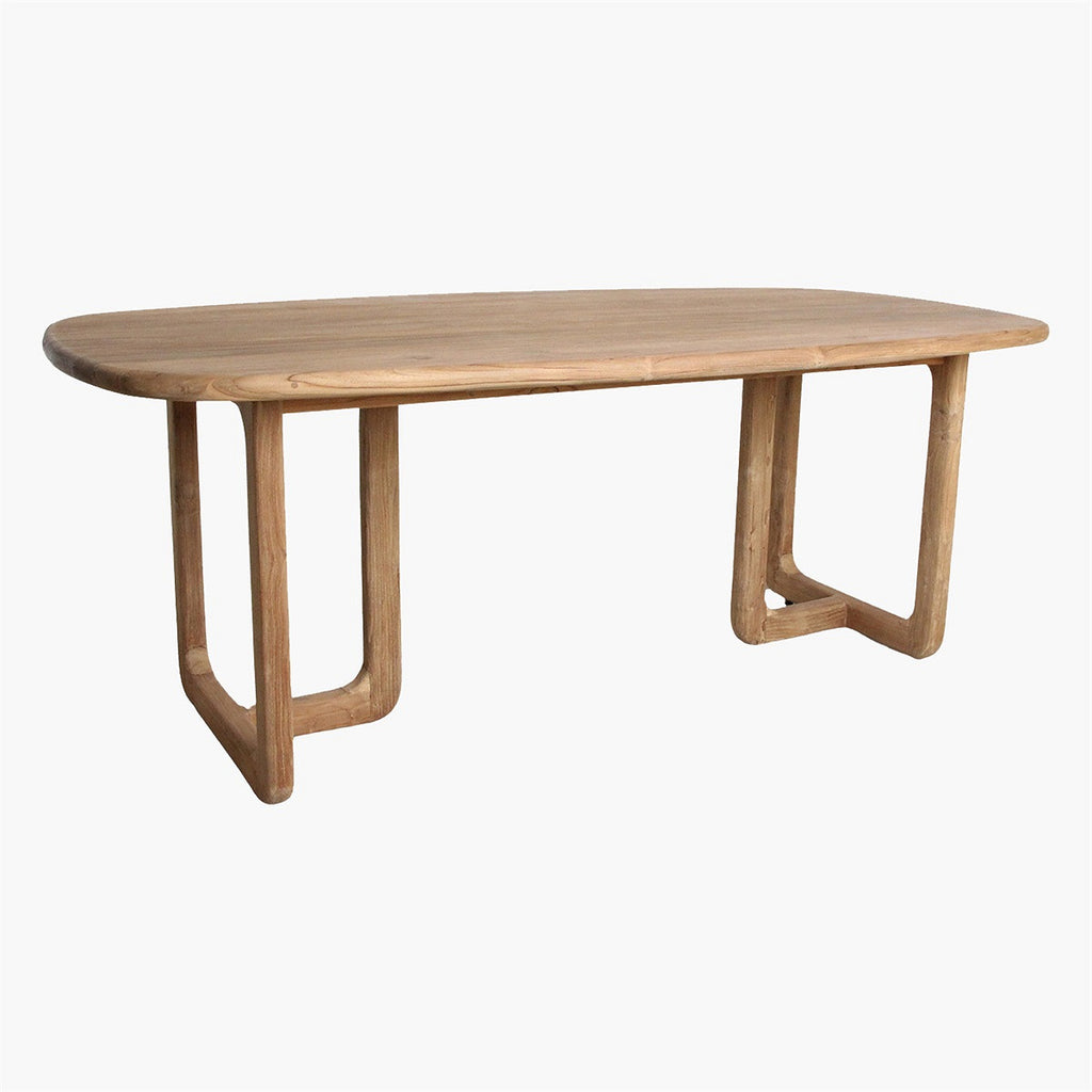 Teak dining table