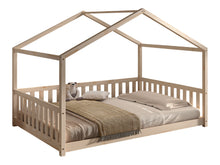 Laden Sie das Bild in den Galerie-Viewer, DALLAS house bed with storage (140 x 200 cm)