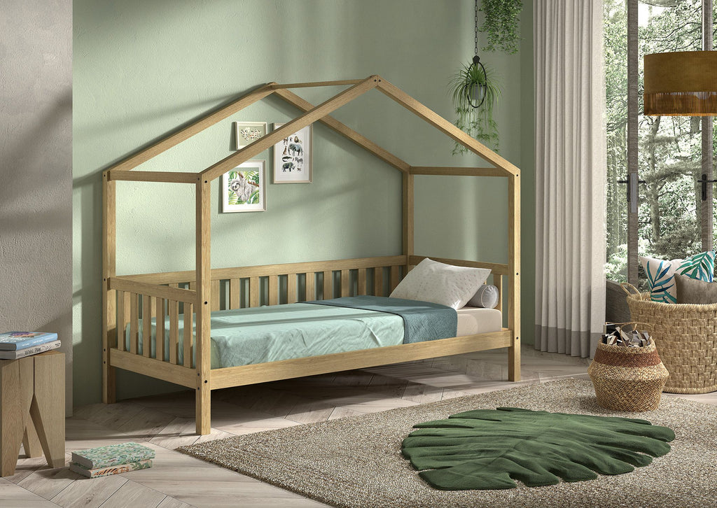 Solid Oak Kids Bed