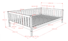 Laden Sie das Bild in den Galerie-Viewer, DALLAS house bed (140 x 200 cm)