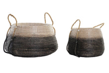 Cargar imagen en el visor de la galería, BASKET SET 2 SEAGRASS 52X52X40 NATURAL