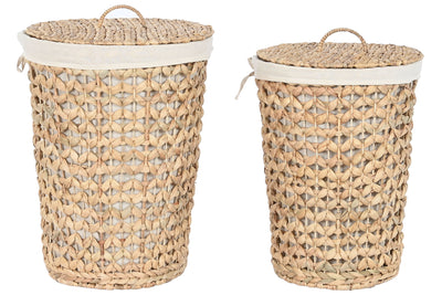 LAUNDRY BASKET SET OF 2 40X40X58