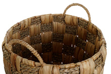 Load image into Gallery viewer, BASKET SET 2 FIBER SEAGRASS 43X43X39 NATURAL