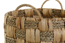 Load image into Gallery viewer, BASKET SET 2 FIBER SEAGRASS 43X43X39 NATURAL