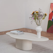 Carica l'immagine nel visualizzatore di Gallery, Coffee table Cian - W110 D70 H36cm - StoneSkin -Round edge