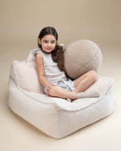 Load image into Gallery viewer, Cream White Beanbag Chair