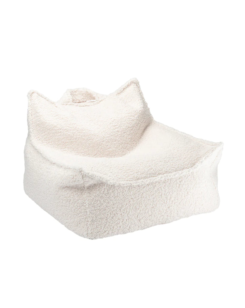 Cream White Beanbag Chair