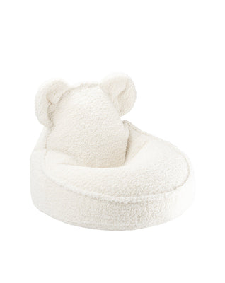 Cream White Bear Beanbag