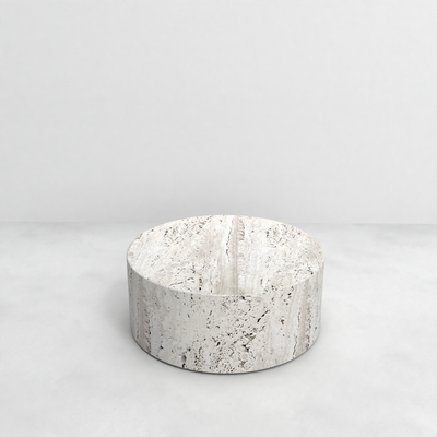 Travertin coffee table - Dax - Low - 32cm