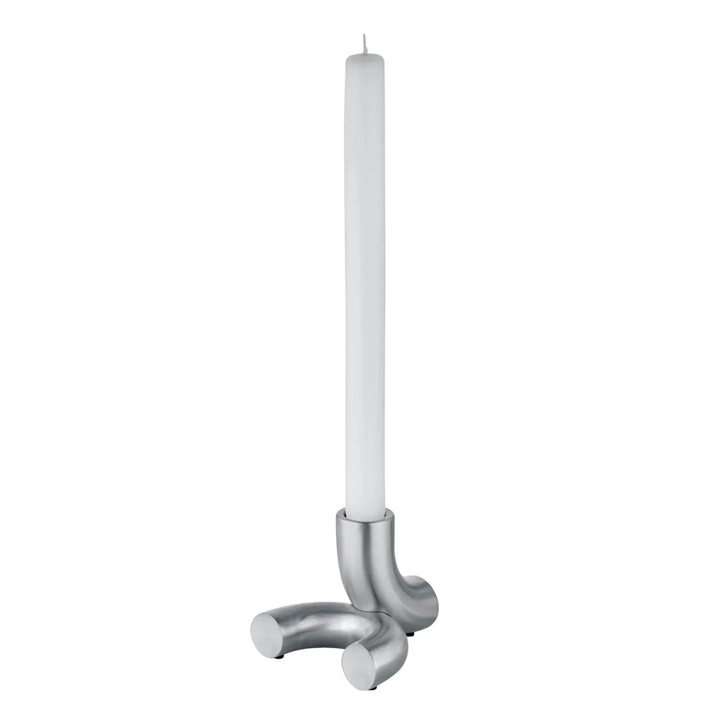 Candle holder -DOODLE- colour Stainless Steel