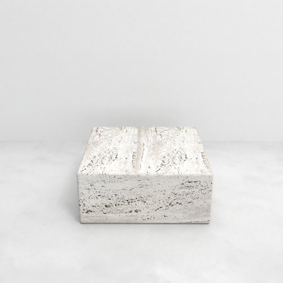 Coffee table - Extra Large - Dijon - Travertine - W80 D80 H35
