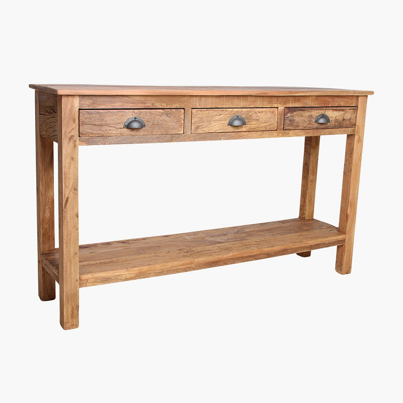 Farmwood console 3x drawers