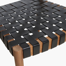 Load image into Gallery viewer, Dining chair black leather