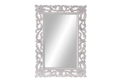 MIRROR MDF GLASS 40,5X1,5X59 WALL WHITE