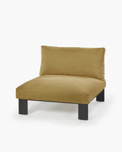 Charger l&#39;image dans la galerie, Bench one seater incl cushion indoor mustard
