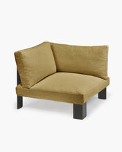 Charger l&#39;image dans la galerie, Bench corner seat incl cushion indoor mustard
