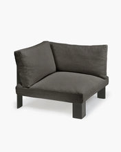 Charger l&#39;image dans la galerie, Bench corner seat incl cushion indoor grey