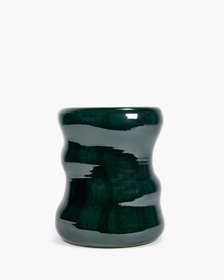 Organic stool/side table green Pawn