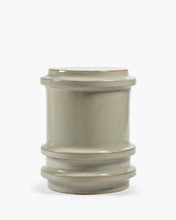 Load image into Gallery viewer, Side table gray geometrical Pawn
