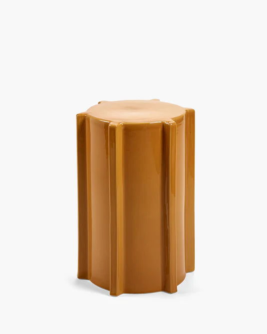 Side table ocher geometrical Pawn