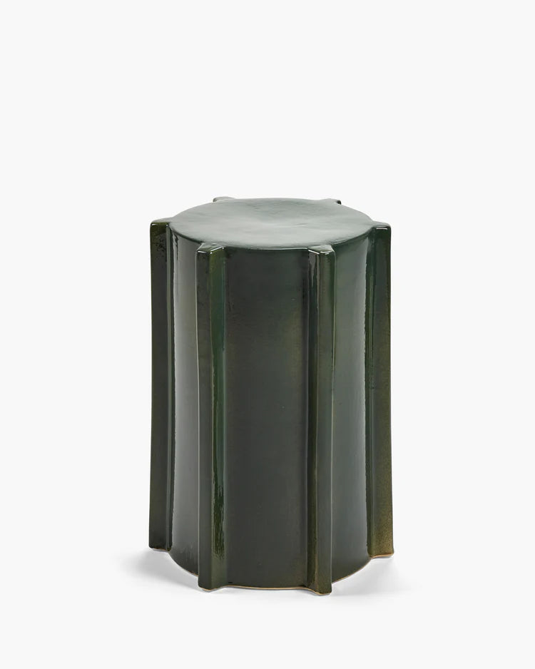 Side table dark green geometrical Pawn