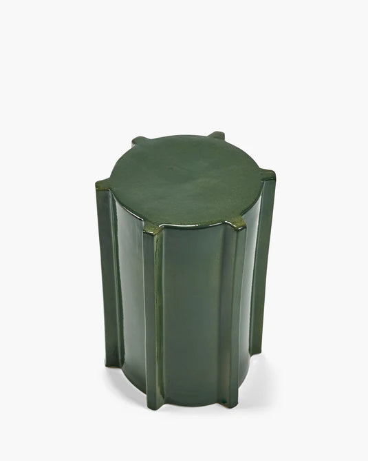 Side table dark green geometrical Pawn