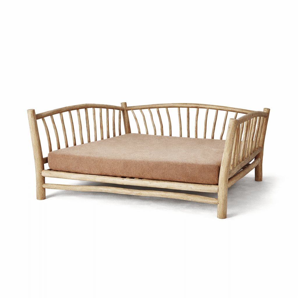 Deep bench with Sunbrella cushion included
