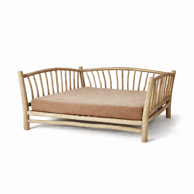 Deep bench with Sunbrella cushion included