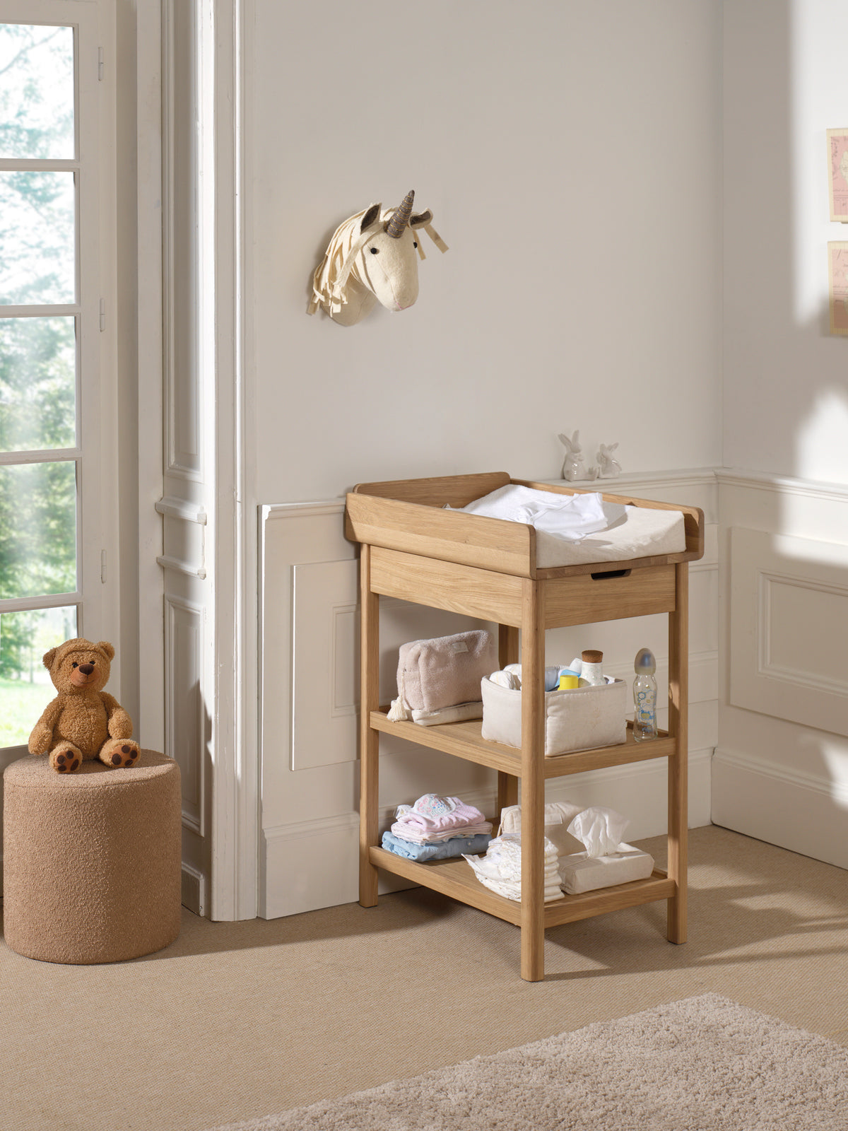 FORREST CHANGING TABLE OAK