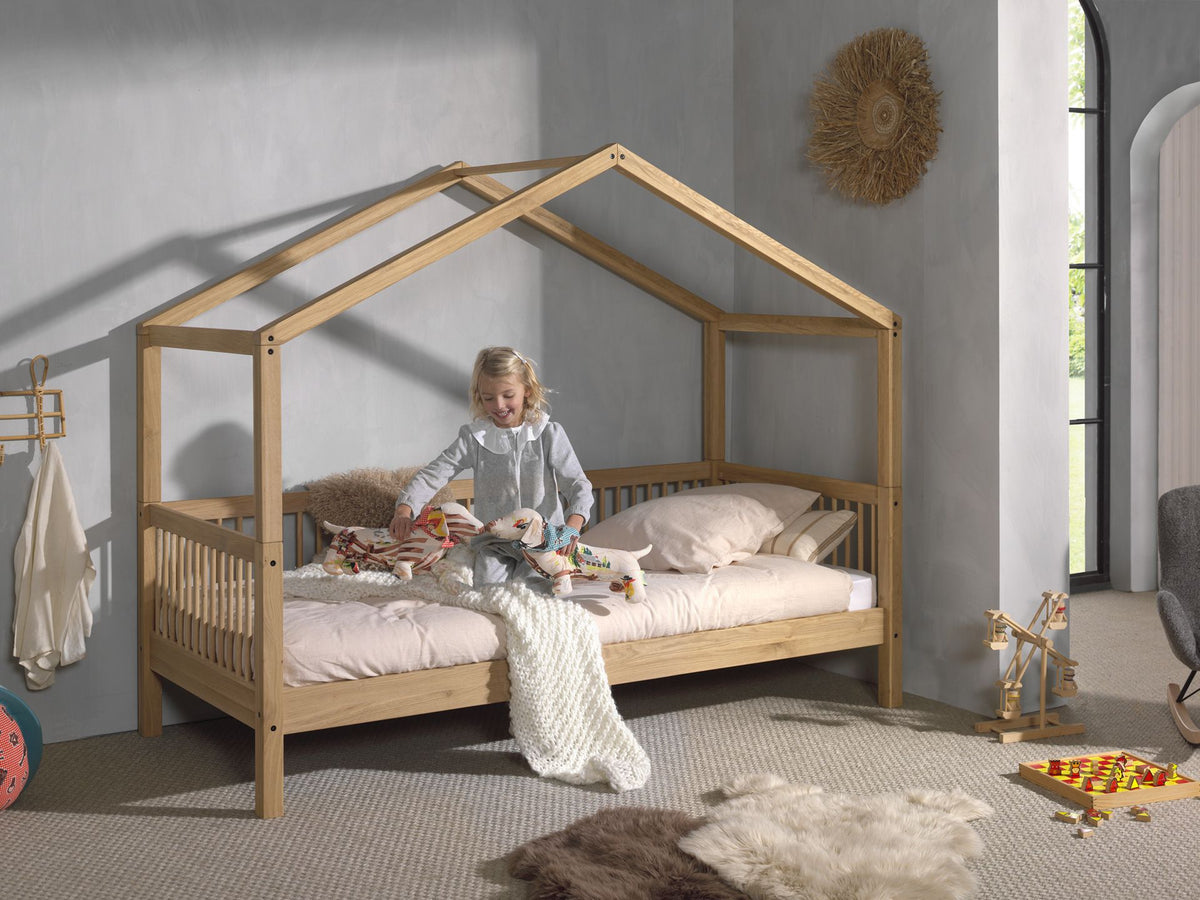 FORREST OAK house bed (90 x 200 cm)