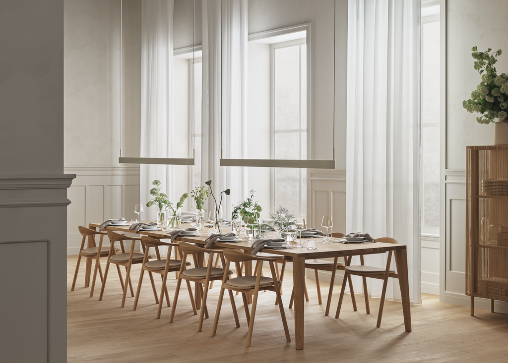 Graceful Grand Table 390 x 120 cm - 30 mm w. cable management