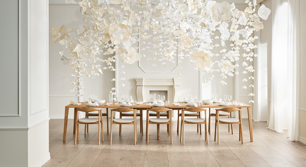 Graceful Grand Table 390 x 120 cm - 30 mm w. cable management