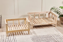 Load image into Gallery viewer, Hatira Mango Wood Pet Bed - Natural - Large