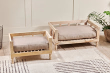 Load image into Gallery viewer, Hatira Mango Wood Pet Bed - Natural - Large