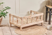 Load image into Gallery viewer, Hatira Mango Wood Pet Bed - Natural - Large